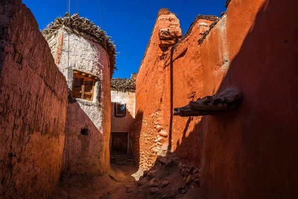 Strade di Lo Manthang — Foto Stock