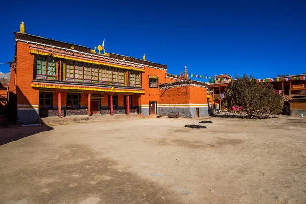 Choede 修道院，野马尼泊尔 — 图库照片