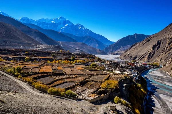 Kagbeni, Mustang, no Nepal — Fotografia de Stock