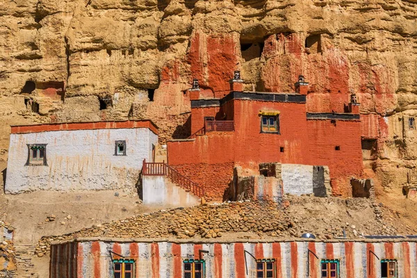 Niphu монастир, Mustang, Непал Стокове Фото