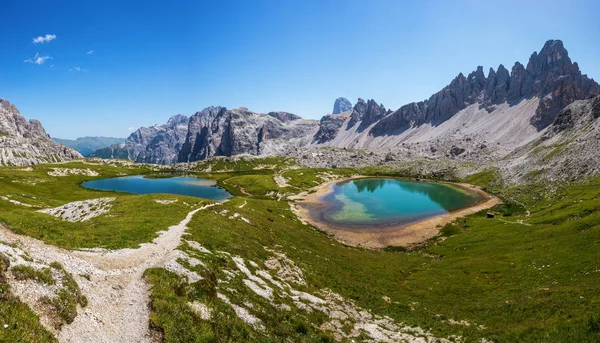 Laghi dei Piani, Dolomitas, Italia — Foto de Stock