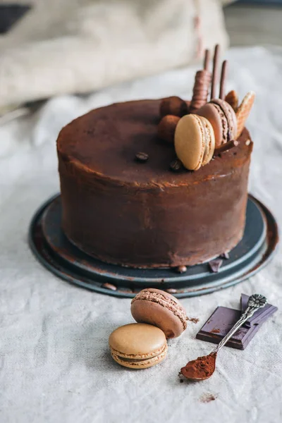 Bolo de chocolate caseiro — Fotografia de Stock