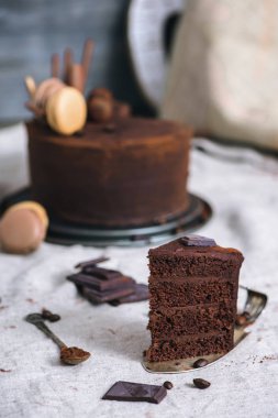 Çikolatalı kek ve kakao 
