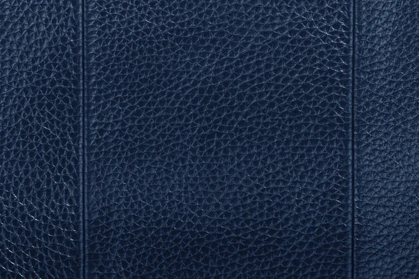 Texture in pelle blu sfondo — Foto Stock