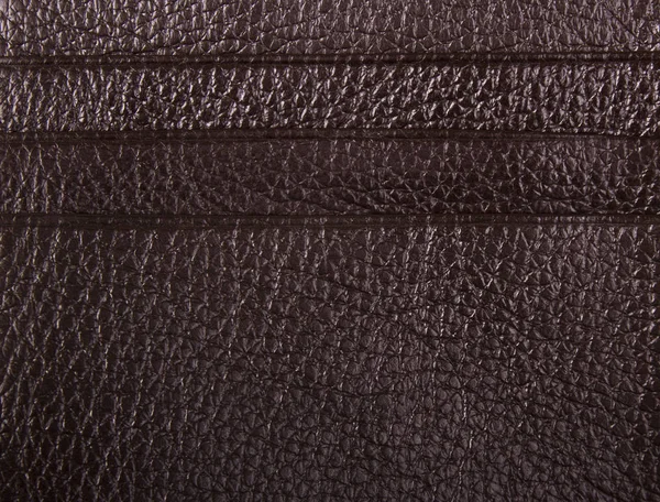 Textura de cuero marrón fondo — Foto de Stock