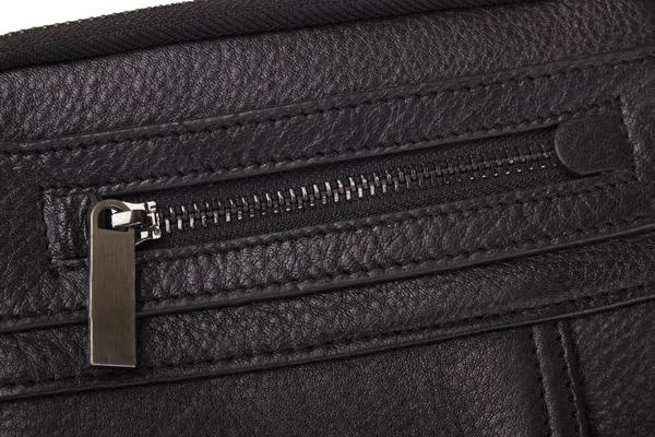 Uzavřené zip na tašku closeup — Stock fotografie
