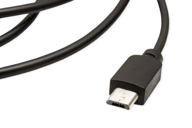 Aygıt için beyaz arkaplanda şarj edici