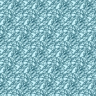 Dikişsiz doodle desen