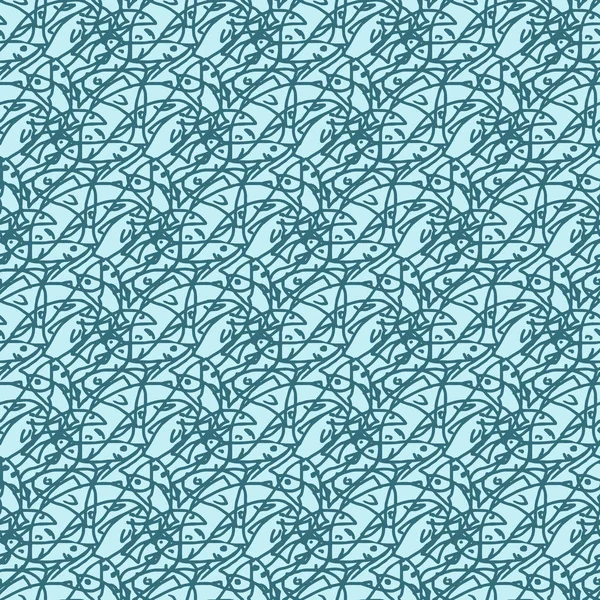Sömlös doodle mönster — Stock vektor