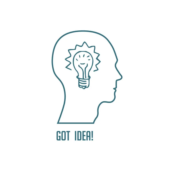 Tener concepto de idea — Vector de stock