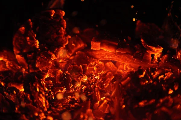 glowing embers background