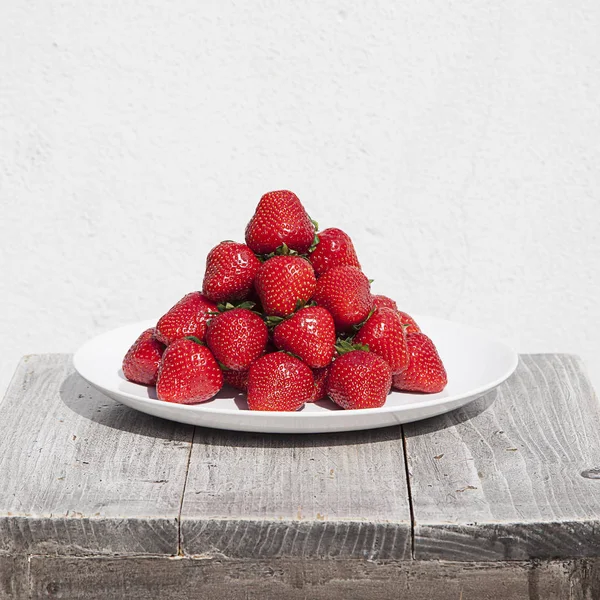 Strawberry heap forewer — Stock Photo, Image