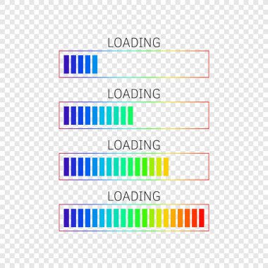 izole ilerleme çubukları