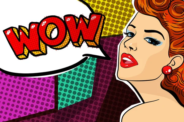 Illustration de style pop-art — Image vectorielle