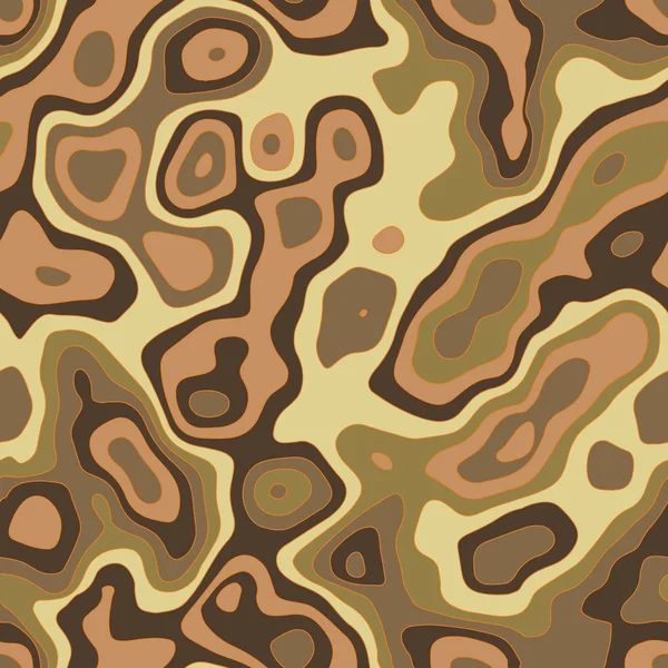 Brown camouflage pattern — Stock Vector