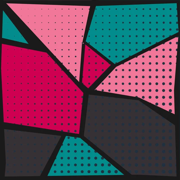 Abstrait pop-art fond — Image vectorielle