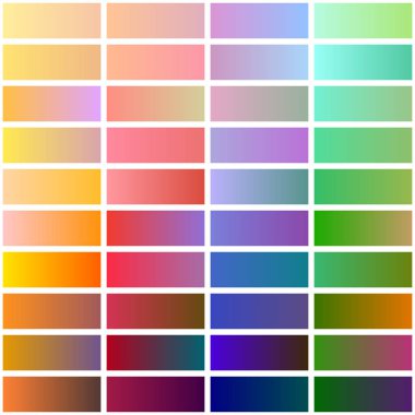 degrade renk örneklerini koleksiyonu