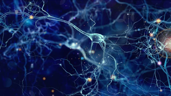 Concept de cellules neuronales — Photo