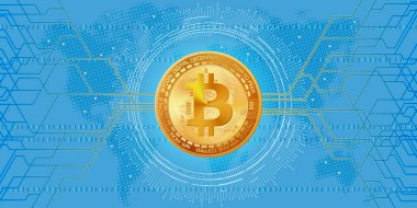 bitcoin dijital arka plan