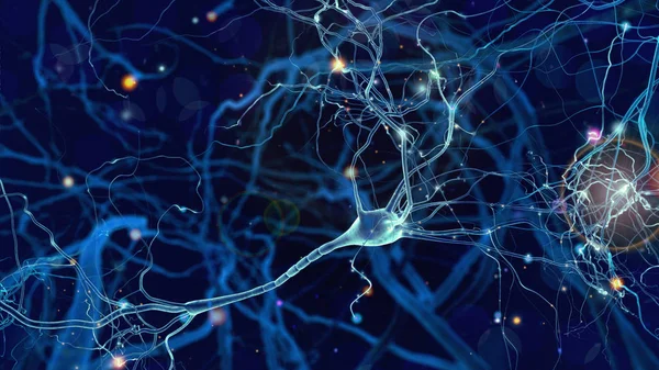 Concept de cellules neuronales — Photo