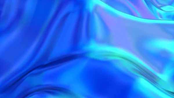 Fundo digital abstrato com superfície ondulada azul — Fotografia de Stock