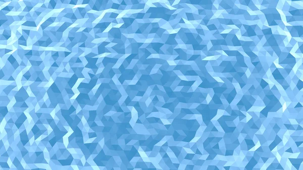 Abstract weavy triangular background in shades of blue — 스톡 사진