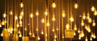 Işık Ampüller için tavan dekorasyonu