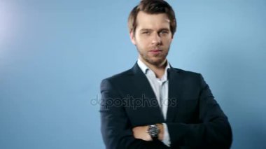 Yakışıklı işadamı, iş kavramı