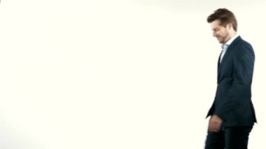 Yakışıklı işadamı, iş kavramı