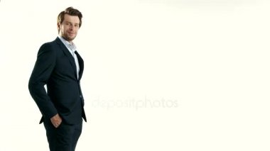 Yakışıklı işadamı, iş kavramı