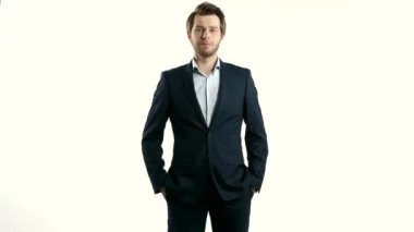 Yakışıklı işadamı, iş kavramı