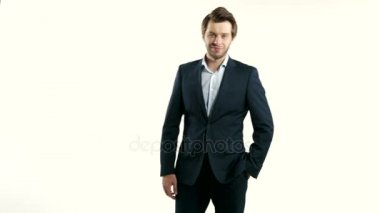 Yakışıklı işadamı, iş kavramı