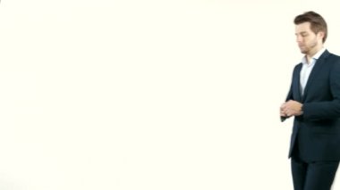 Umutlu genç işadamı, iş kavramı