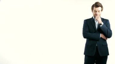 Umutlu genç işadamı, iş kavramı