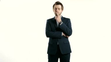 Umutlu genç işadamı, iş kavramı