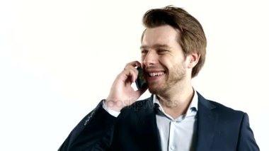 cep telefonu tutan işadamı