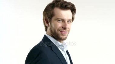 Umutlu genç işadamı, iş kavramı