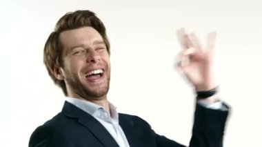 Umutlu genç işadamı, iş kavramı