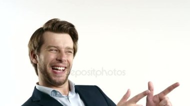 Umutlu genç işadamı, iş kavramı