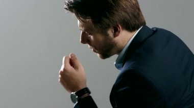 Sefil genç işadamı, iş kavramı