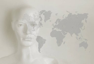 Yapay zeka kavramı - Internet, ağ, globalizati