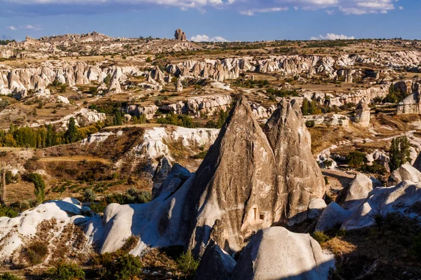 Vista Panorâmica Paisagem Parque Nacional Goreme Turquia — Fotografia de Stock