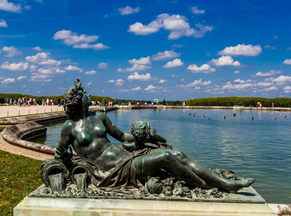 Versalles Yvelines Ile France Francia Junio 2018 Estatua Dordoña Una — Foto de Stock