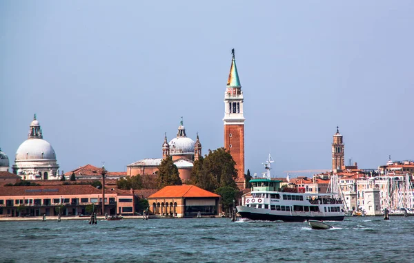 Vista Del Monasterio San Giorgio Maggiore Venecia Italia —  Fotos de Stock