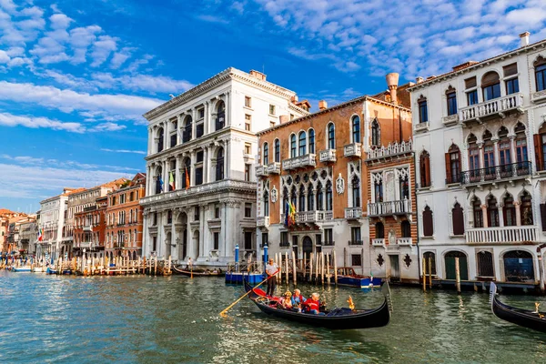 Венеция Италия Октябрь 2017 Палаццо Кавалли Другие Дома Гранд Канале — стоковое фото