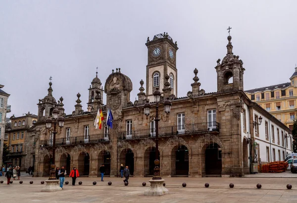 Lugo Spain October 2016 View Building City Hall Mayor Place — стокове фото