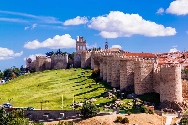 Stare Miasto Avila Hiszpania Lista Światowego Dziedzictwa Unesco — Zdjęcie stockowe