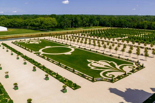 Jardín Parque Chambord Loir Cher Francia — Foto de Stock