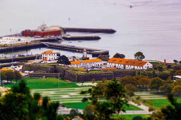 Effetto Tilt Shift Effetto Miniature Shift Tilt Lens Fort Santiago — Foto Stock