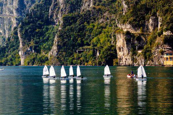 Riva Del Garda Trentino Alto Adige Italy Вересня 2017 Малі — стокове фото